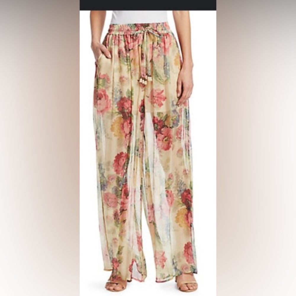 Zimmermann floral pants size 1 Australian size